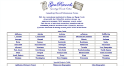 Desktop Screenshot of genrecords.net