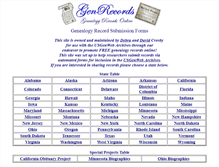 Tablet Screenshot of genrecords.net